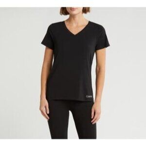 Calvin Klein Black V Neck Sleepwear Top L Excellent Condition